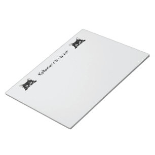 Bloc-note Conception minimaliste de chaton mignon - CHAT 1