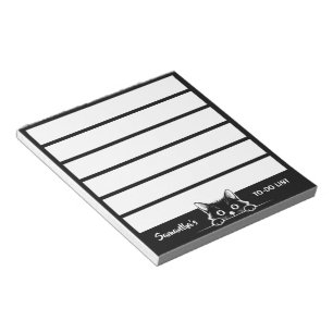 Bloc-note Conception minimaliste de chaton mignon - CHAT 1a