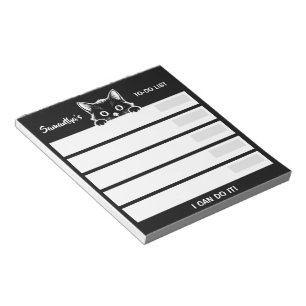 Bloc-note Conception minimaliste de chaton mignon - CHAT 1b