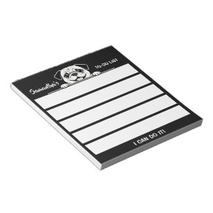 Bloc-note Conception minimaliste de jolis animaux de compagn