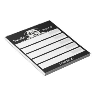 Bloc-note Conception minimaliste de jolis animaux de compagn