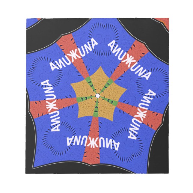 Bloc-note Conception Tribale Africaine : Hakuna Matata (Devant)