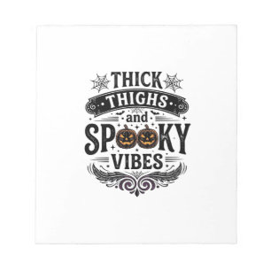 Bloc-note Conceptions de chemise Halloween Thick Thighs Spoo