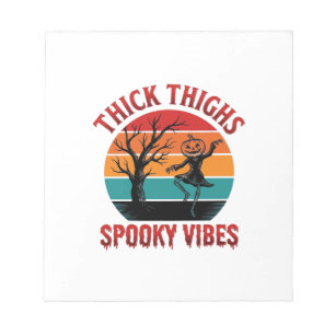 Bloc-note Conceptions de chemise Halloween Thick Thighs Spoo