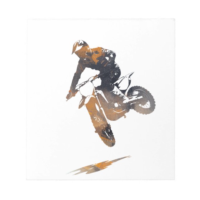 Bloc-note Concours de moto Sport Challenge Silhouette (Devant)