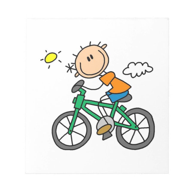 Bloc-note Conduite de vélo - Homme (Devant)