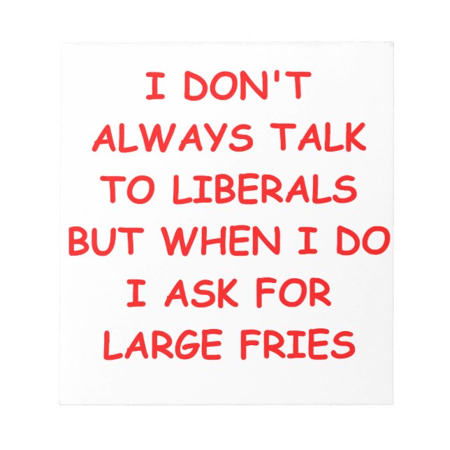 Bloc-note conservateur (Devant)