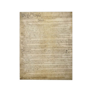 Bloc-note Constitution vintage des États-Unis