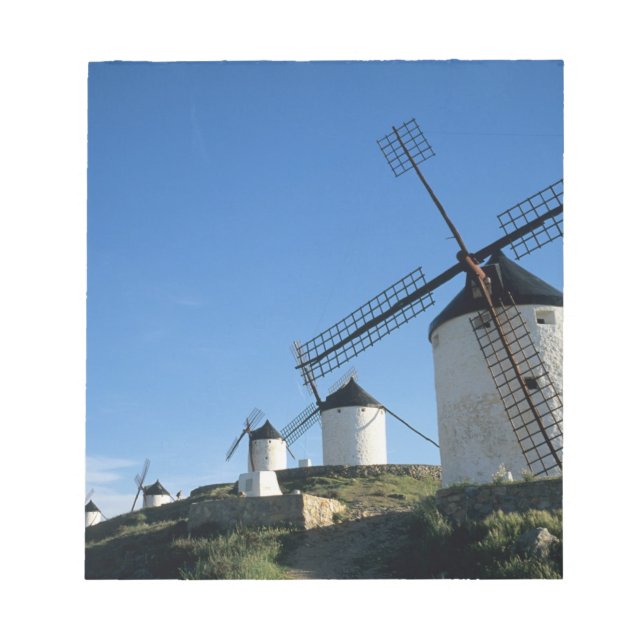 Bloc-note Consuegra, La Mancha, Espagne, moulins à vent 2 (Devant)