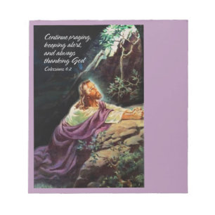 Bloc-note Continuez à prier Colossiens 4:2