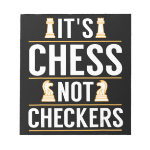 Bloc-note cool ses échecs pas checkers chèques joueurs cadea