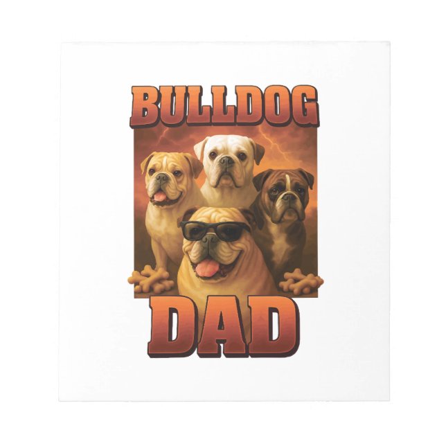 Bloc-note Copie Bulldog (Devant)
