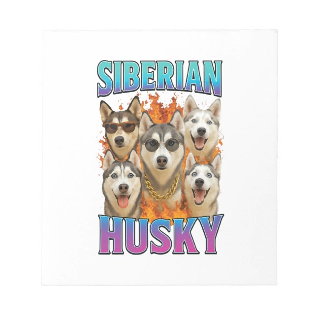 Bloc-note Copie de Husky sibérien (Devant)
