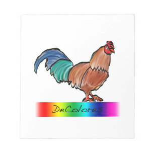 Bloc-note Coq de DeColores