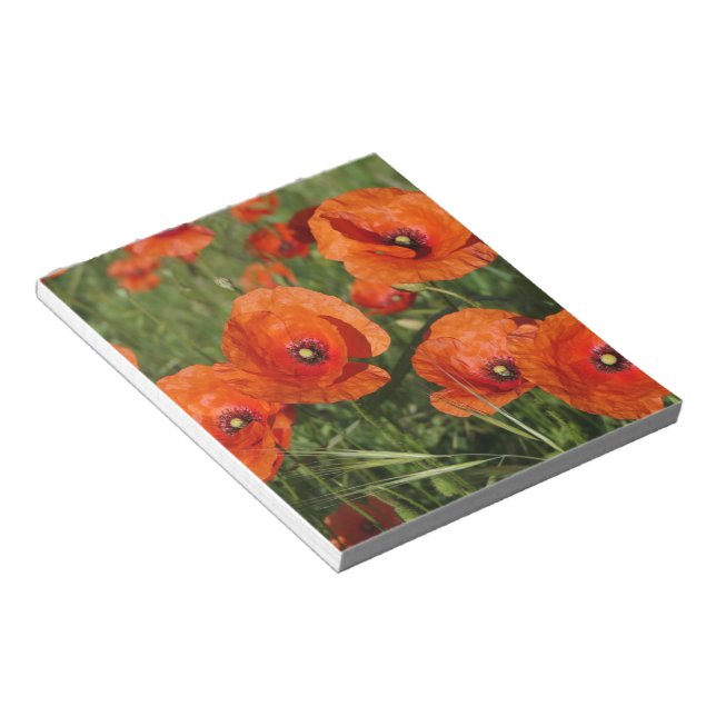 Bloc-note Coquelicots communs (Incliné)