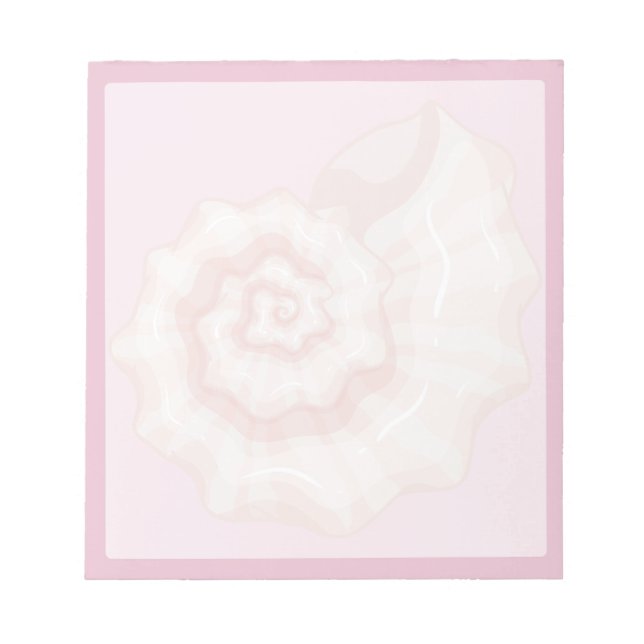 Bloc-note Coquille Rose 1 (Devant)