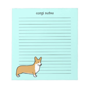 Bloc-note Corgi gallois mignon Pembroke