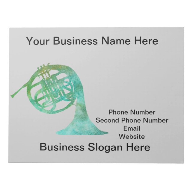 Bloc-note Corne française du Verdigris (Devant)