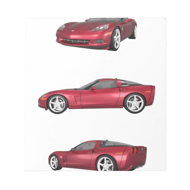 Bloc-note Corvette : Finition Pomme d'Api (Devant)