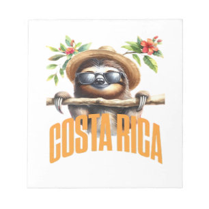 Bloc-note Costa Rica cool paresseux T-Shirt Classique