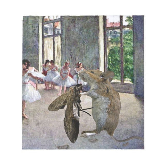 Bloc-note Cotillion de papillon et de souris (Devant)