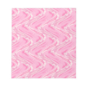 Bloc-note Coton Candy rose Abstrait