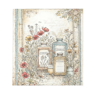 Bloc-note Cottage vintage Farmhouse Papier à lettres