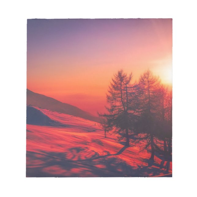 Bloc-note Coucher de soleil du soir (Devant)