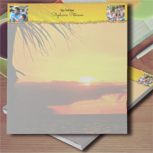 Bloc-note Coucher de soleil Malecon 2441