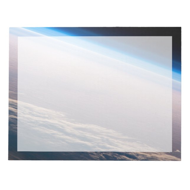 Bloc-note Coucher De Soleil Orbital Au Large De La Côte De C (Devant)