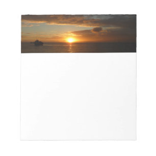 Bloc-note Coucher de soleil sur la mer II