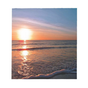 Bloc-note Coucher De Soleil Sur L'Eau