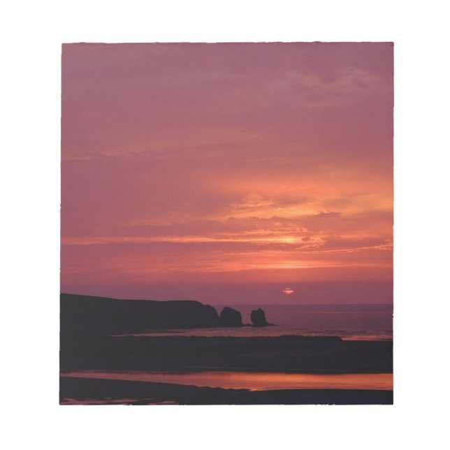 Bloc-note coucher du soleil 3 (Devant)