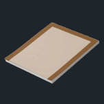 Bloc-note Couleur Arrière - plan Brown que vous pouvez Custo<br><div class="desc">Ce produit sur mesure est disponible dans un décor marron pour vous-même ou comme cadeau qui fera une impression en toutes occasions. Cliquez sur le bouton "Customisez-le !" ou sur le lien que vous trouverez sur cette page de produit pour révéler un ensemble d'outils de conception conviviaux pour customiser ce...</div>