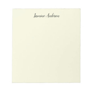 Bloc-note Couleur Beige minimaliste moderne professionnelle