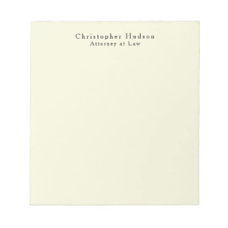 Bloc-note Couleur Beige Simple Uni Minimaliste
