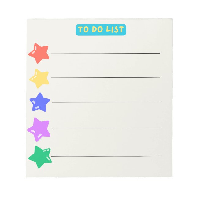 Bloc-note Couleur Cute personnalisée Twinkle Little Star (Devant)