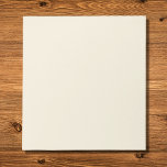 Bloc-note Couleur solide Eggshell<br><div class="desc">Couleur solide Eggshell</div>