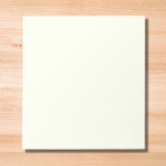 Bloc-note Couleur solide ivoire<br><div class="desc">Couleur uni ivoire. Cette teinte douce et blanc cassé rayonne d'élégance et de sophistication,  le rendant parfait pour toute occasion qui demande une touche de beauté raffinée. Sa chaleur subtile et ses tons crémeux créent une ombre polyvalente adaptée à toutes les occasions.</div>