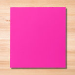 Bloc-note Couleur solide rose néon<br><div class="desc">Couleur solide rose néon</div>