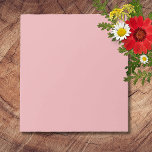 Bloc-note Couleur solide rose Rose | Classique | Élégant<br><div class="desc">Couleur solide rose Rose | Couleurs roses | Classique | Élégant | tendance | Style | Conception professionnelle</div>