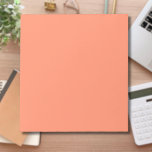 Bloc-note Couleur solide rose saumon | Couleur tendance<br><div class="desc">Couleur solide rose saumon | Conception classique | Produit élégant | Couleur tendance | Style et mode | Cadeau</div>