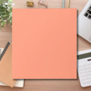 Bloc-note Couleur solide rose saumon Couleur tendance