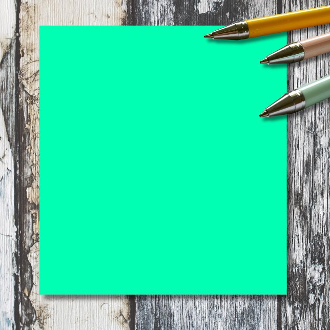 Bloc-note Couleur solide verte marine | Classique | Élégant (Créateur téléchargé)