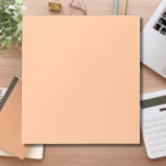 Bloc-note Couleur tendance Peach Fuzz Solid Color | Élégant<br><div class="desc">Couleur tendance Peach Fuzz Solid Color | Classique | Élégant | tendance | Style | Cadeau</div>