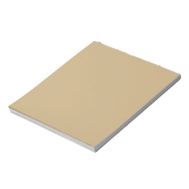 Bloc-note Couleur uni beige clair (Tourné)