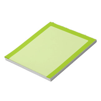 Bloc-note Couleur verte Android Prêt à Customiser si vous vo