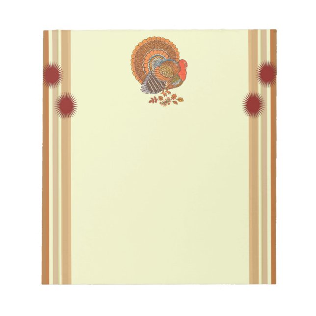 Bloc-note Couleurs d'automne Turquie Feuilles (Devant)