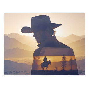 Bloc-note Country Cowboy Adventure Outdoors Nature Escape