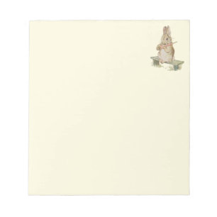 BLOC-NOTE COUPE DE RABBIT VINTAGE , BUNNY VANILLA NOTEPAD